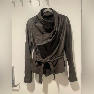 ALL SAINTS Leather Jacket - style name Whitton